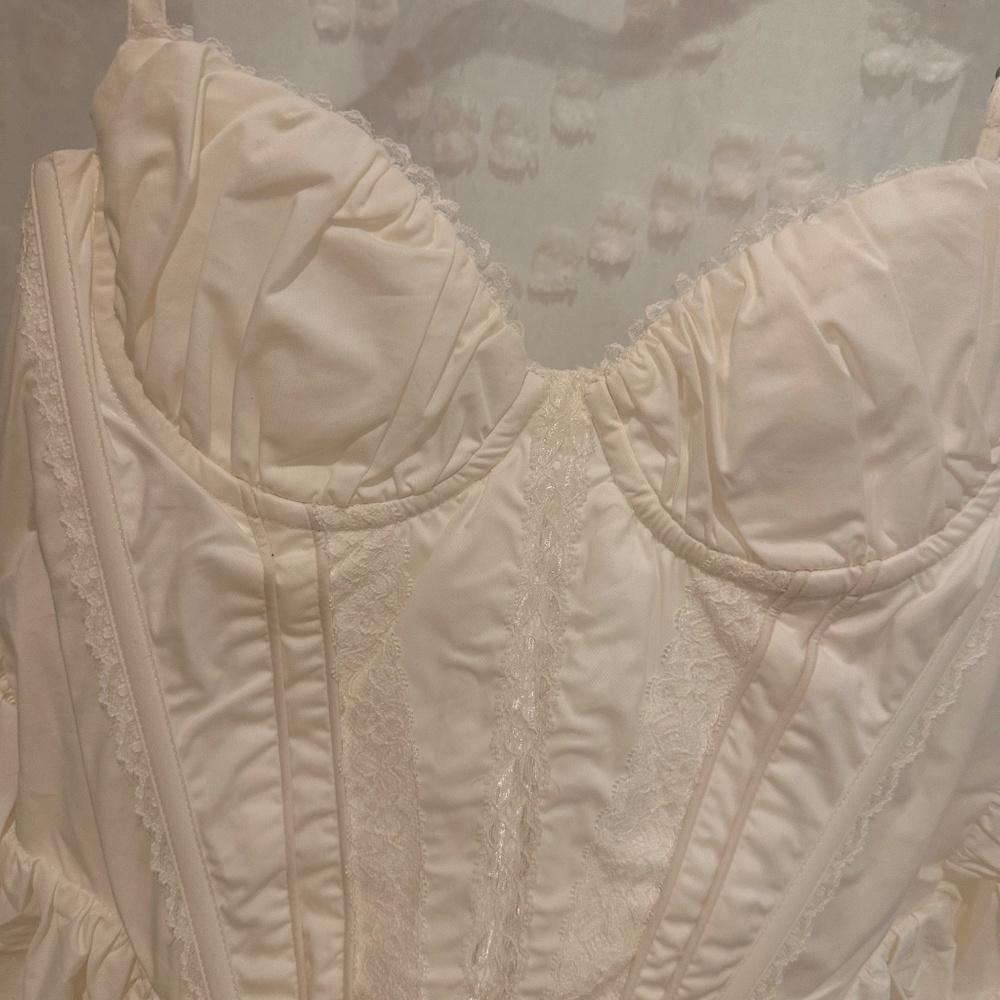 White corset mini dress - Picture 6 of 6